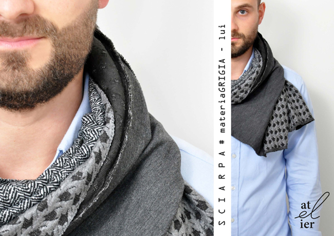 at-EL-ier collezione sciarpe e foulards #