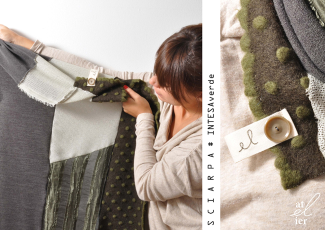 at-EL-ier collezione sciarpe e foulards #