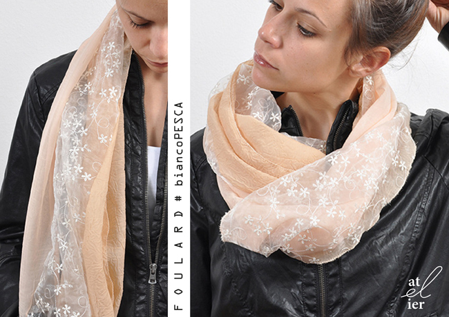 at-EL-ier collezione sciarpe e foulards #