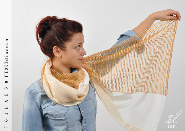 at-EL-ier collezione sciarpe e foulards #